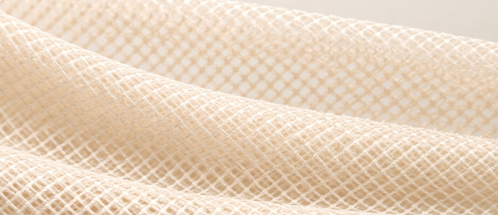 Nylon mesh close-up